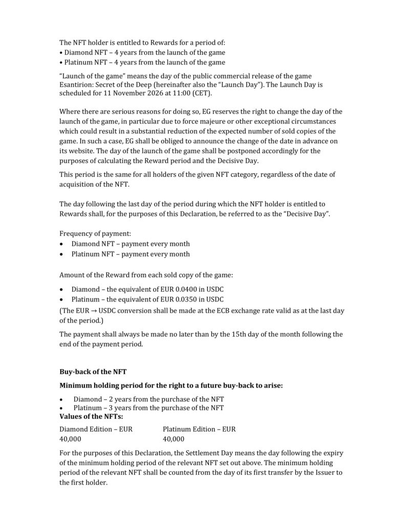 Binding Declaration Limited Edition - page 2