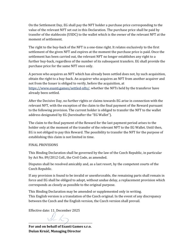 Binding Declaration Limited Edition - page 3